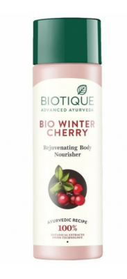 Омолаживающий крем для тела с зимней вишней, Bio Winter Cherry Rejuvenating Body Nourisher, Biotique, 190 мл
