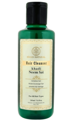 Шампунь Ним и Сат Кхади, Shampoo Neem Sat Khadi, 210 мл