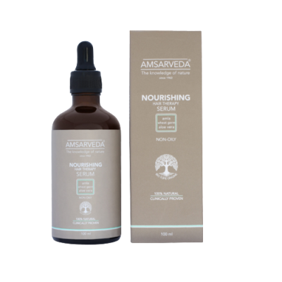 Сыворотка питательная для роста волос с алое вера и амлой Serum - Nourishing Hair Therapy, Amsarveda, 100 мл