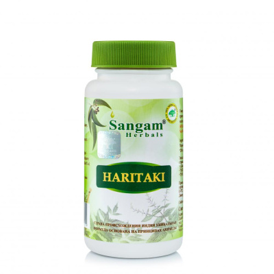 Харитаки таблетки, Haritaki Sangam Herbals, 60 таб Харитаки таблетки, Haritaki Sangam Herbals, 60 таб