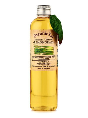 Натуральный шампунь для волос Лемонграсс Organic Tai, 260 мл