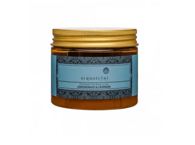 Скраб для тела на основе гималайской соли ЛЕМОНГРАСС и ЛАВАНДА, Organic Tai, 200 мл