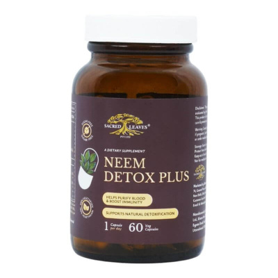 Ним Детокс Плюс (Neem Detox Plus Sacred Leaves) Ним+Гудучи+Трифала, 60 капсул