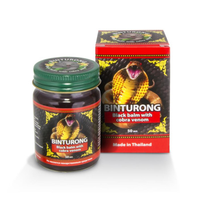 Черный бальзам с ядом Кобры Binturong Black Balm with Cobra venom 50 гр Черный бальзам с ядом Кобры Binturong Black Balm with Cobra venom 50 гр