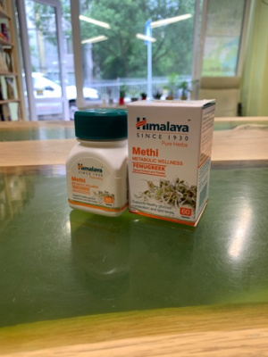 Метхи, пажитник, фенугрек, Хималая, Methi Himalaya (проростки), 60 таб Метхи, пажитник, фенугрек, Хималая, Methi Himalaya (проростки), 60 таб