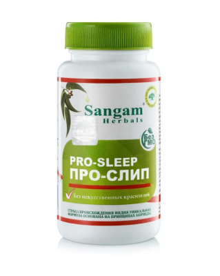 Про-Слип, Sangam Herbals (Сангам Хербалс), 750 мг, 60 таб​​​​​​​