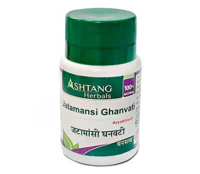 Джатамаси Гхан Вати Аштанг Хербалс (Jatamasi Ghanvati Aryabhisek Ashtang Herbals) 120 таблеток