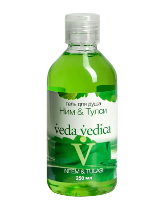 Гель для душа Ним-Тулси, Veda Vedica, 250 мл Гель для душа Ним-Тулси, Veda Vedica, 250 мл