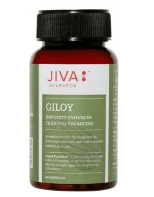 Гилой Джива Аюрведа, Giloy, Jiva, 60 кап