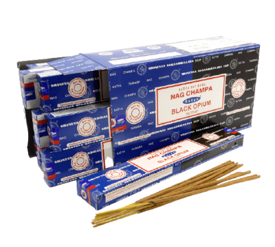 Благовония Nag Champa + Black Opium Combo, Satya, 16 гр Благовония Nag Champa + Black Opium Combo, Satya, 16 гр