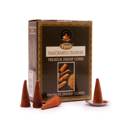 Благовония Конусы Медовый Сандал Masala Chandan Ppure, 15 гр