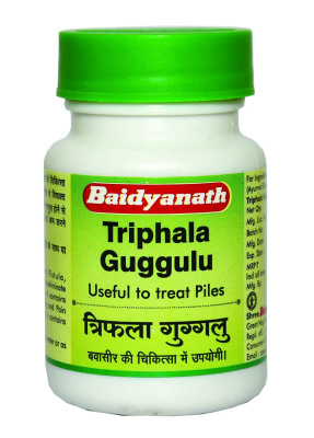 Трифала Гуггул Triphala Guggul Baidyanath, 80 таб Трифала Гуггул Triphala Guggul Baidyanath, 80 таб