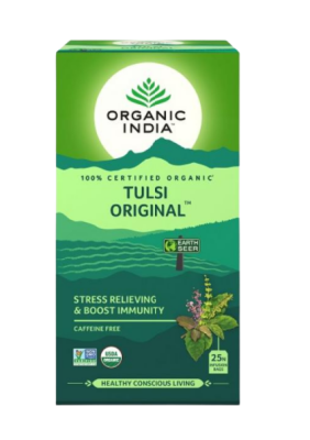 Аюрведический чай Тулси, Tulsi Original Organic India, 25 пакетиков