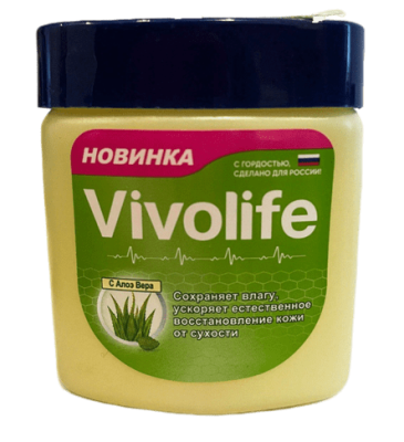 Вазелин оригинальный с алоэ вера, Vivolife, 122 мл Вазелин оригинальный с алоэ вера, Vivolife, 122 мл
