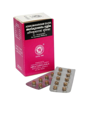 Агникумарарасам Гулика (Agnikumararasam Gulika Kottakkal) 100 таблеток