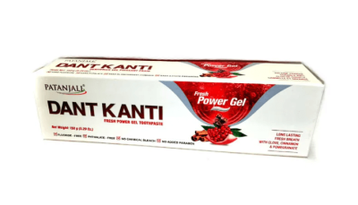 Зубная паста Дант Канти Фреш, Патанджали, Dant Kanti Fresh Power Gel, Patanjali, 150 г