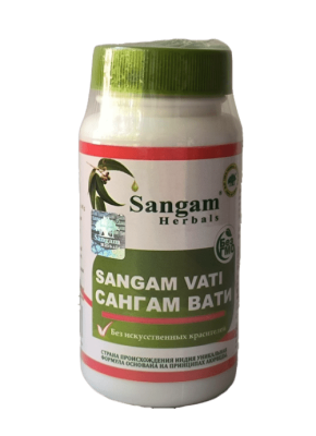 Ашваганда таблетки (Сангам Вати), Сангам Хербалс (Ashwagandha Sangam Herbals), 60 таб, 750 мг