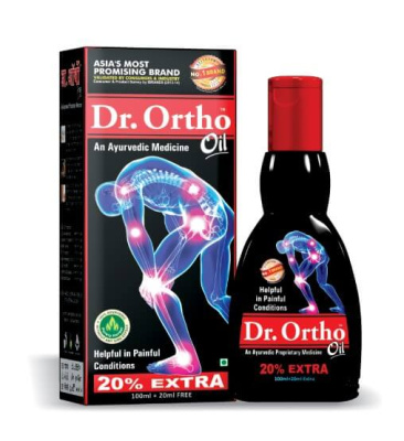 Масло для суставов Др Орто, Dr Ortho Ayurvedic Joint Pain Oil, 120 мл