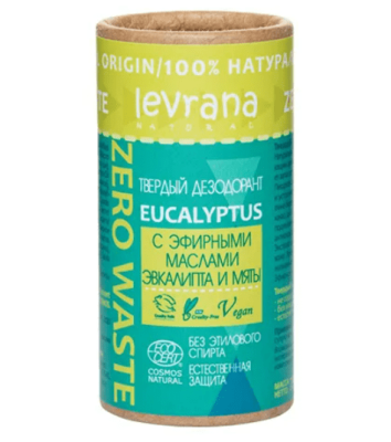 Твердый дезодорант Эвкалипт, Levrana, 75 г