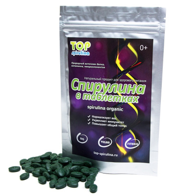TOP-Spirulina спирулина в таблетках TOP-Spirulina спирулина в таблетках