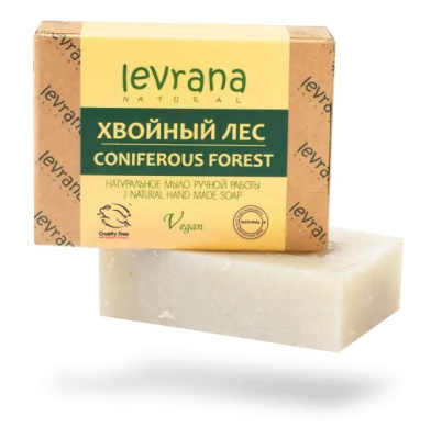 Мыло натуральное ручной работы «Хвойный лес», Levrana, 100 гр