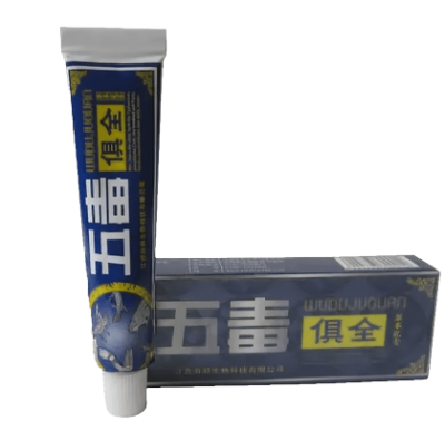 Натуральный травяной крем с ядом скорпиона Ун Ду (5 ядов), 15 гр