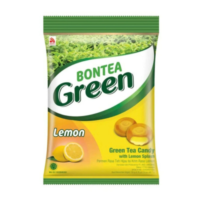 Леденцы Зеленый чай и Лимон Бонти (Green Tea Lemon Candy Bontea) 50 штук