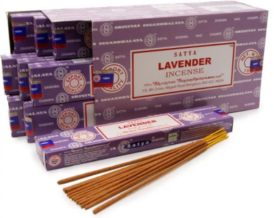 Благовония Satya Lavender Лаванда, 15 гр Благовония Satya Lavender Лаванда, 15 гр