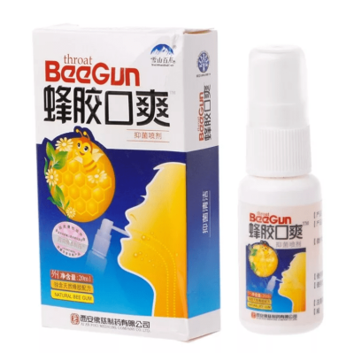 Спрей с прополисом и мятой для лечения заболеваний горла, BeeGun, 20 мл