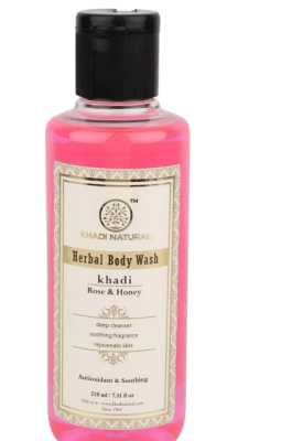Гель для душа Роза и мед, Кхади, Honey Rose Body Wash, Khadi, 210 мл Гель для душа Роза и мед, Кхади, Honey Rose Body Wash, Khadi, 210 мл
