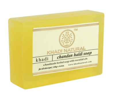 Мыло Куркума и Сандал, Кхади, Chandan Haldi Soap, Khadi, 125 г