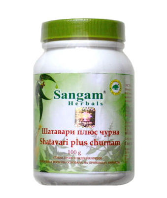 Шатавари Чурна, Сангам Хербалс Shatavari Sangam Herbals, 100 гр