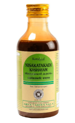 Аюрведический тоник Нишакатакади Кашаям, Nisakatakadi Kashayam Kottakkal, 200 мл Аюрведический тоник Нишакатакади Кашаям, Nisakatakadi Kashayam Kottakkal, 200 мл