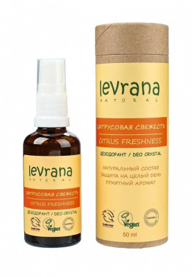 Дезодорант цитрусовая свежесть Леврана (ТМ Levrana), 50мл