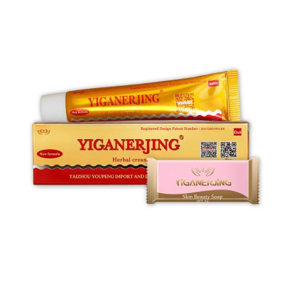 Иганержинг (YiGanErJing) - набор крем (15 г) и мыло (7 г) от кожных заболеваний
