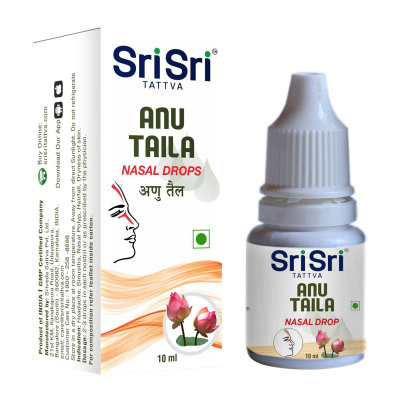 Ану Тайлам капли в нос от гайморита (Шри Шри аюрведа, Anu Taila Sri Sri Ayurveda), 10 мл
