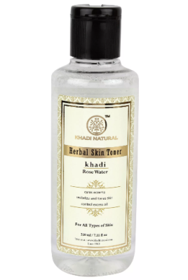 Натуральный увлажняющий Тоник для лица Розовая вода Кхади Rosewater Herbal Skin Toner, 210 ml, Khadi Натуральный увлажняющий Тоник для лица Розовая вода Кхади Rosewater Herbal Skin Toner, 210 ml, Khadi