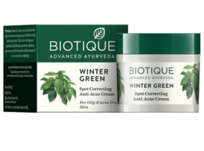 Крем против акне Грушанка, Биотик, Bio Winter Green Spot Correcting Anti-acne Cream, Biotique, 15 г Крем против акне Грушанка, Биотик, Bio Winter Green Spot Correcting Anti-acne Cream, Biotique, 15 г