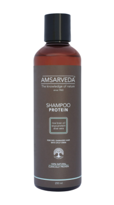 Натуральный шампунь с амлой и протеинами без SLS SLES и парабенов, Shampoo Protein, Amsarveda, 250 мл Натуральный шампунь с амлой и протеинами без SLS SLES и парабенов, Shampoo Protein, Amsarveda, 250 мл