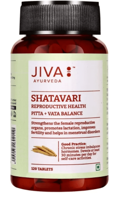 Шатавари Джива, Shatavari, Jiva, 120 таб