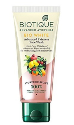 Отбеливающий и Очищающий гель для лица Уайт Био (Biotique White Face Wash) 100 мл Отбеливающий и Очищающий гель для лица Уайт Био (Biotique White Face Wash) 100 мл